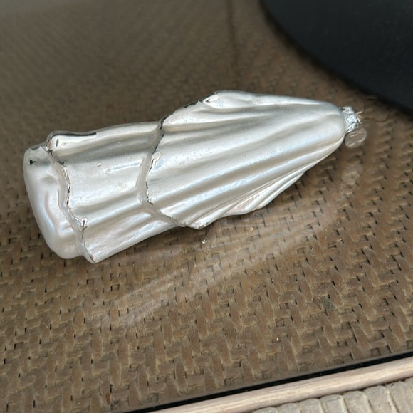 Vintage Glass Blown Blushing Bride wedding Christmas Ornament - Picture 5 of 7